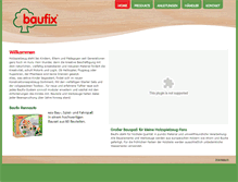 Tablet Screenshot of baufix.de